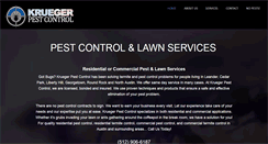 Desktop Screenshot of kruegerpestcontrol.com